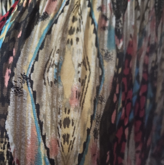 Lifestyle attitude by Larry Levine multicolored top sz. L - Picture 9 of 11